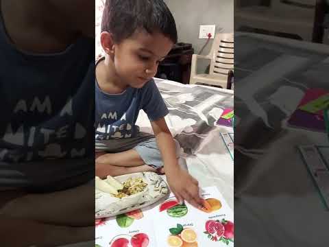 learning fruits name by dishi sangwan@dishitavlogsofficial ...