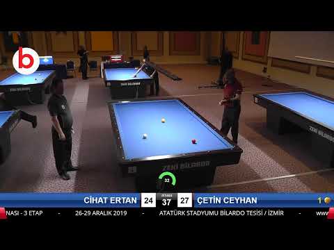 CİHAT ERTAN & ÇETİN CEYHAN Bilardo Maçı - 2020 TK 1.ETAP ANTALYA-2.ÖN ELEME