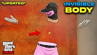*SOLO* FULLY INVISIBLE BODY IN GTA 5 ONLINE - INVISIBLE TORSO GLITCH! (NO LOSING OUTFITS)