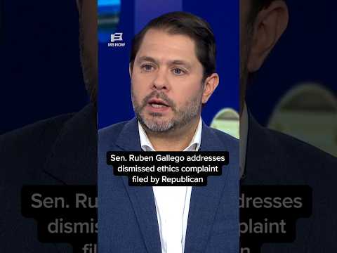 Sen. Ruben Gallego addresses dismissed ethics complaint filed by Republican