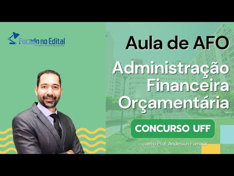 AFO Class - UFF Exam - Professor Anderson Fumaux