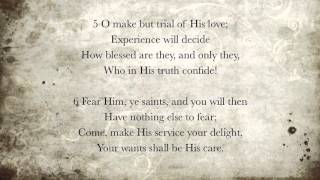 Through All The Changing Scenes Of Life