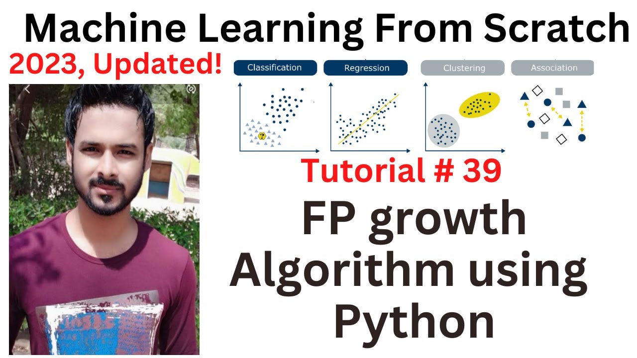 Tutorial 39: FP Growth Algorithm using python | FP Growth association rule mining practical
