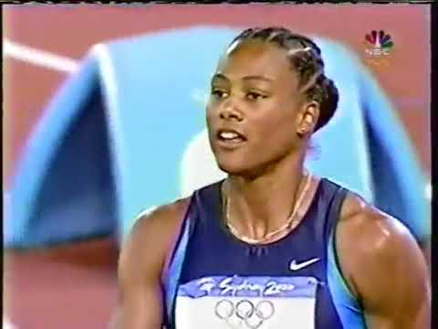 Women's 4x100 Relay Finals   2000 Sydney Olympics Track & Field