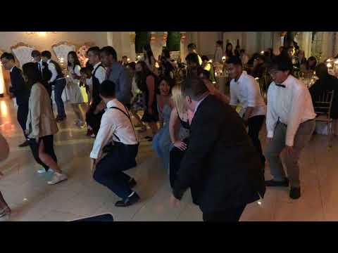Emcee/MC leads Cha Cha Slide During Wedding Reception