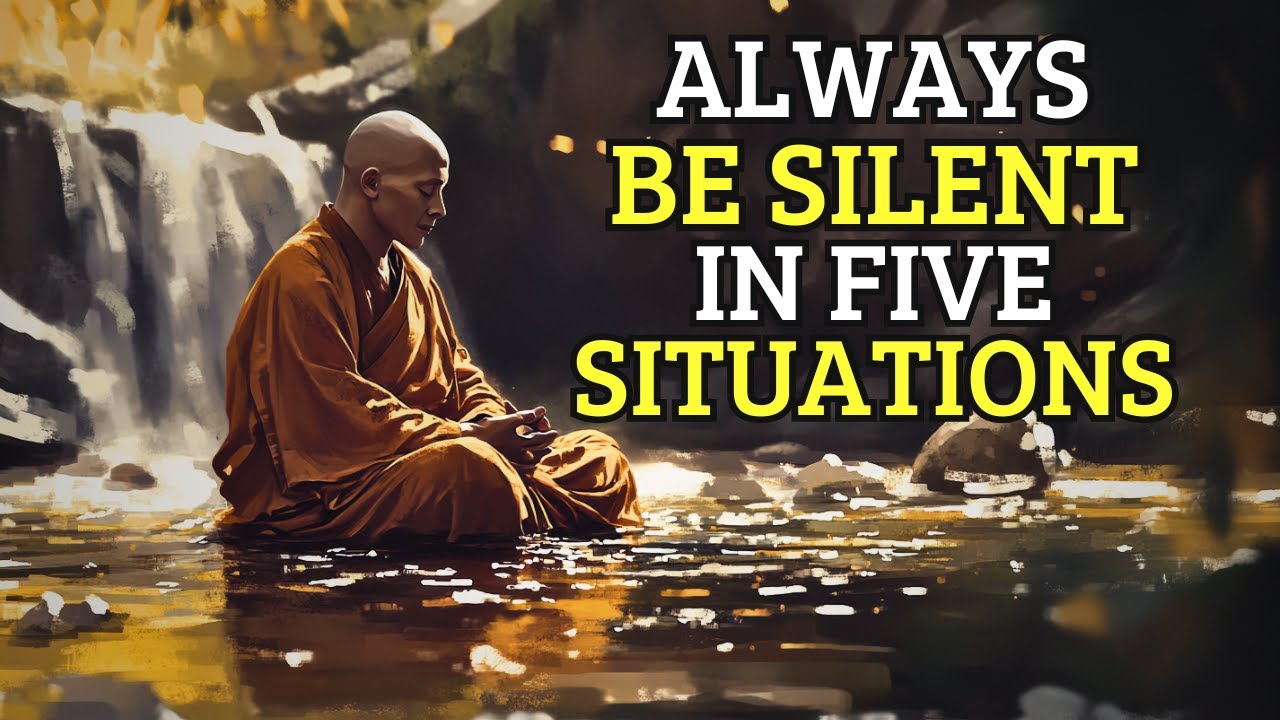 Always Be Silent in Five Situation | Buddhism