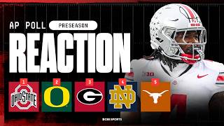 AP Top 25 Preseason Poll Reaction: Ohio State and Oregon take 1-2 spots, SEC with 9 teams ranked