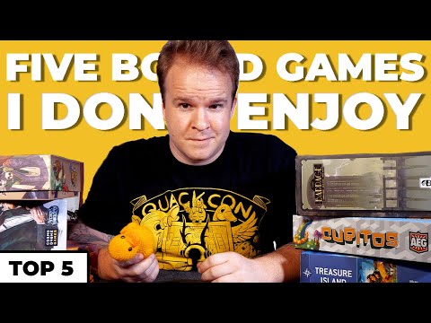 Why I don't enjoy these 5 board games