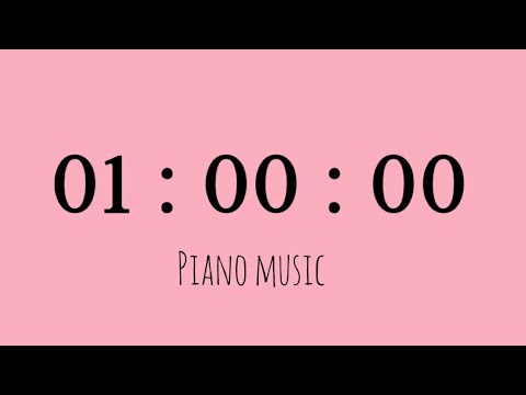 Hẹn giờ 1 tiếng tập trung & học tập với Piano | Pomodoro 1 Hours Study & Focus Timer with Piano