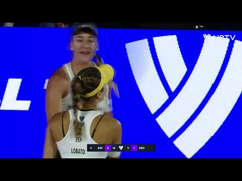 Carro/Lobato vs. van Driel, E./Ypma - Beach Volleyball - Women - Match Highlights, 16/03/2022