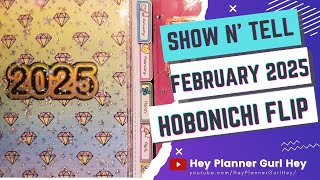 💜 February 2025 - FLIP + CHAT - A5 Hobonichi Cousin AVEC 💜