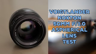 Voigtlander Nokton 50mm f/1.0 Hands-On Review | Insane Bokeh!  #photography