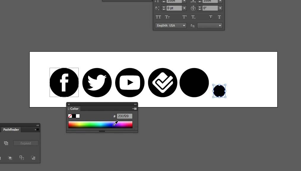 Making the flickr logo icon