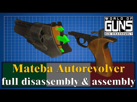Mateba Model 6 Unica: full disassembly & assembly | World of Guns