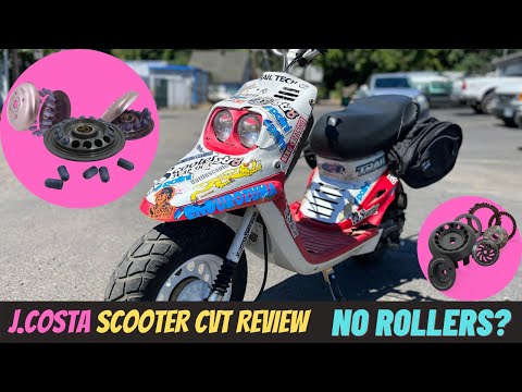J costa variator and clutch install ZUMA review