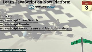 (Day 3) Learn JavaScript on ServiceNow Platform | ServiceNow Script | Learn from Zero | JavaScript