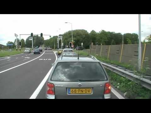 Cabinerit bus; Arriva-lijn 13; Dordrecht-Sliedrecht (20090728) (10x versneld)