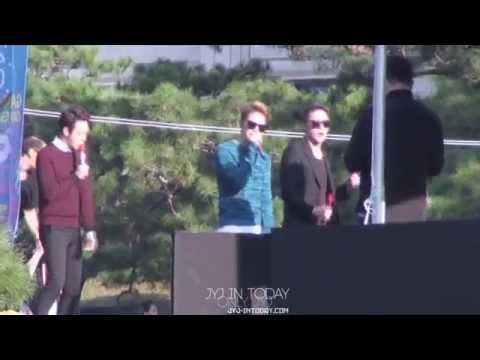 141005 JYJ 강남 한류 페스티벌 리허설 Empty [@JYJ_inToday] *don't re-upload & re-