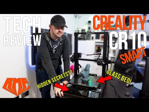 Creality CR10 Smart Review - Unboxing and First Prints - Is this the best Creality Printer?