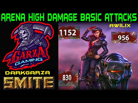 Smite Arena Awilix Crazy High Basic Attacks Build | Smite Arena Awilix High Damage and Crit Build