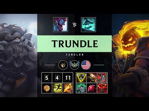 Trundle Jungle vs Hecarim - NA Challenger Patch 25.18