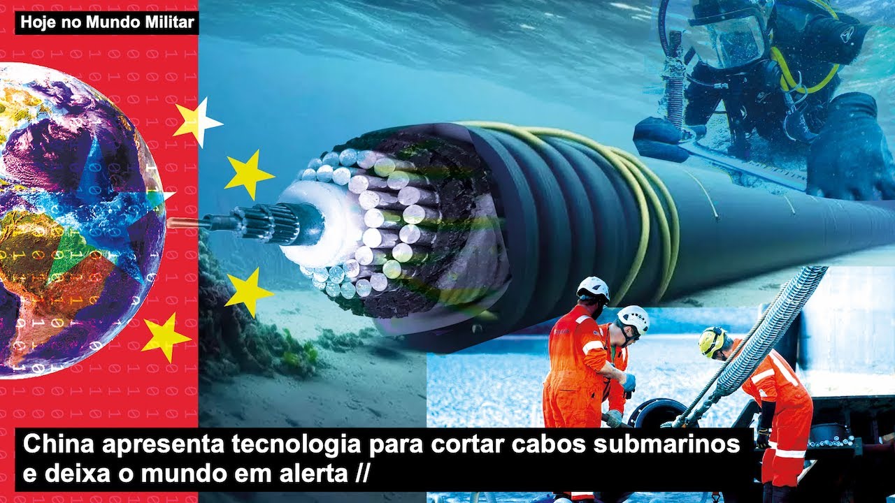 China apresenta tecnologia para cortar cabos submarinos e deixa o mundo em alerta