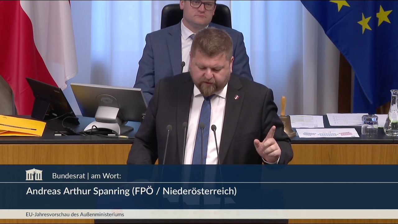 Andreas Arthur Spanring - EU-Jahresvorschau des Außenministeriums (2. WM) - 10.4.2026