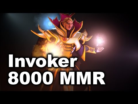 8000 MMR Invokers - w33 and Miracle- Pro Dota 2