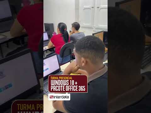 Turma de Windows 10 + Pacote Office 365 da Interdata Cursos