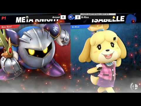 TSL 204 SSBU Losers Quarters - Arconi (Meta Knight) vs B-Rice (Isabelle)