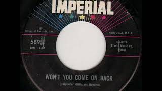 Fats Domino - Won&#39;t You Come On Back (stereo) - June 6, 1961