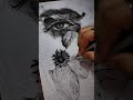 One Side Complete One Side A Mystery Realistic Charcoalart