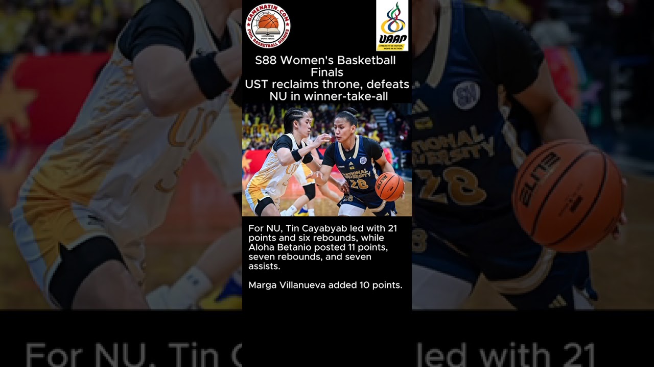 UAAP Women's Basketball: UST reclaims title after taming NU in winner-take-all game 3