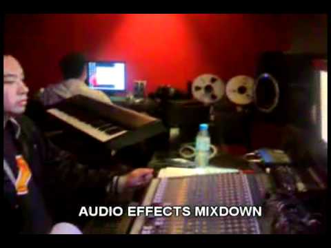 Audio mixdown session