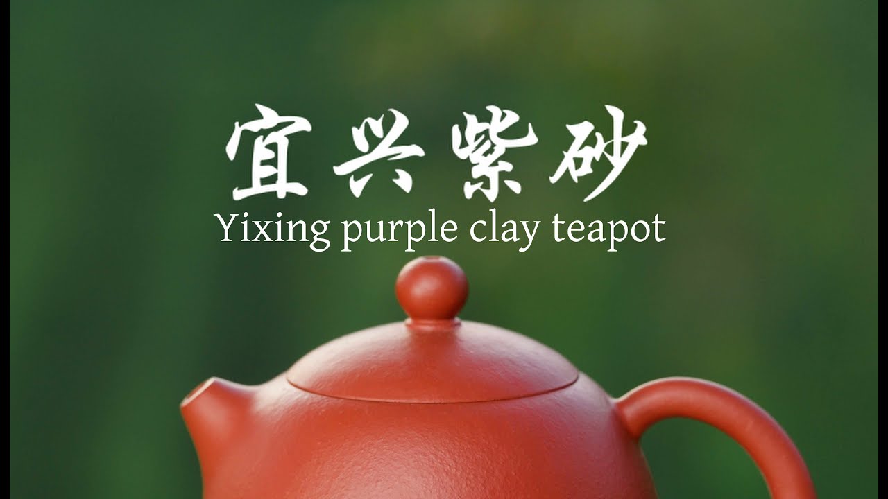 Purple clay teapot making