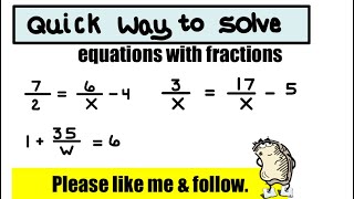 Solving irrational equation that simplifies to linear: denominators a, x, or ax￼