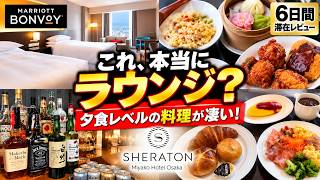 「これ本当にラウンジ？」シェラトン都ホテル大阪のクラブラウンジが凄すぎた！6日間滞在レビュー