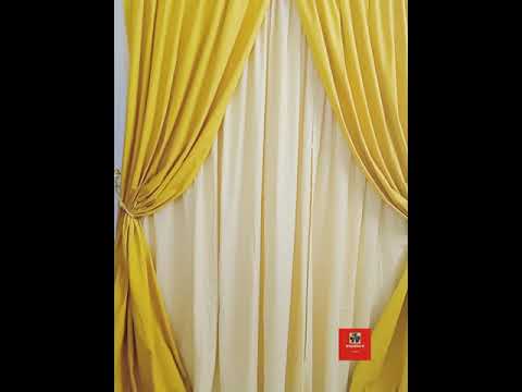 #Yellow curtains|wajeeha's #cottoncurtain #short #pakistan