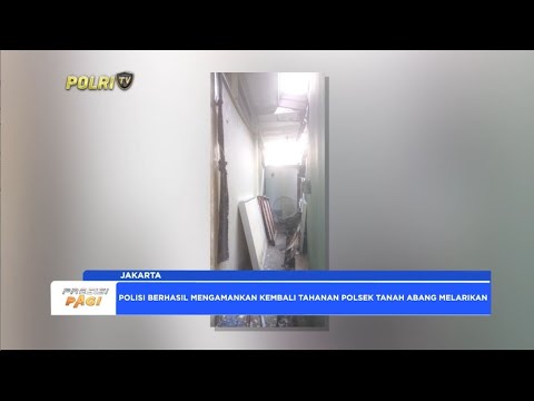 POLISI KEMBALI TANGKAP TAHANAN POLSEK TANAH ABANG YANG KABUR