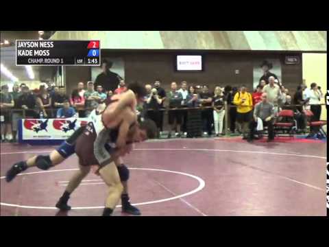 65 kg R1 - Jayson Ness (Minnesota Storm) vs Kade Moss (NLWC)