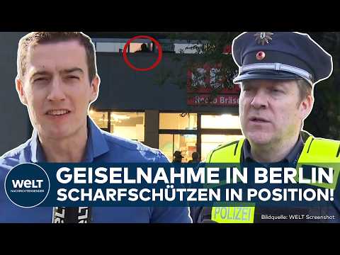 Video Thumbnail: BERLIN: Geiselnahme in Supermarkt! Mann hält Kassiererin seit Stunden fest! SEK vor Ort