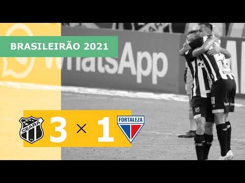 Ceará 3 x 1 Fortaleza - Gols - 01/08 - Brasileirão 2021