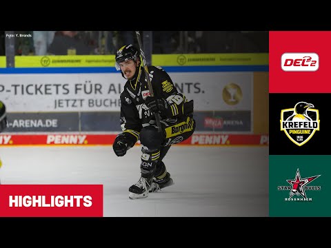 DEL2: Krefeld Pinguine vs. Starbulls Rosenheim I Highlights