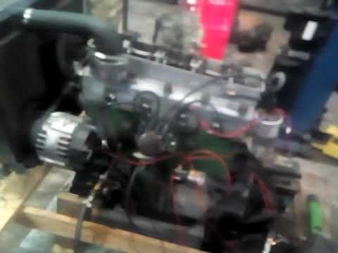 silnik żuka odpalonym