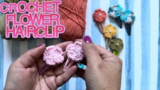 Crochet Hair Clip Tutorial | Easy DIY Crochet Hair Accessory for Beginners
