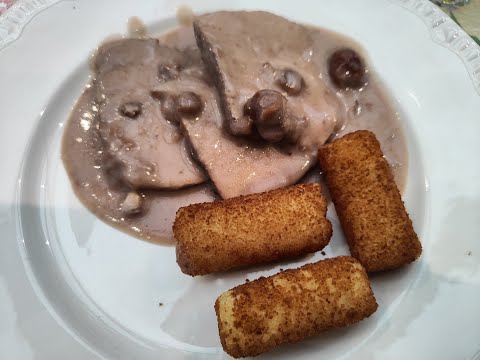 Rôti de porc à la kriek et aux cerises.  Un délice...