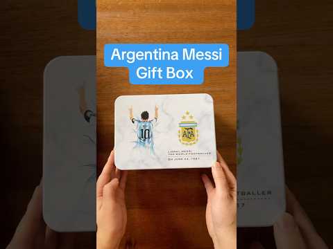 Argentina Messi Gift Box #messi #lionelmessi #leomessi #messi_king #messi10 #messifans #messigoat