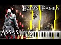 Assassin S Creed II Main Theme Ezio S Family Original Soundtrack Piano Tutorial