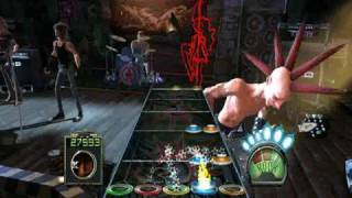 Custom GH3, Poison Black - The Glow of the Flames