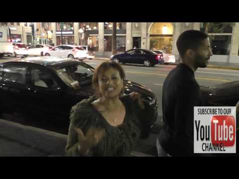 Debbie Allen talks about Bill Cosby going to prison while leaving dinner at Katsuya Restaurant in Ho